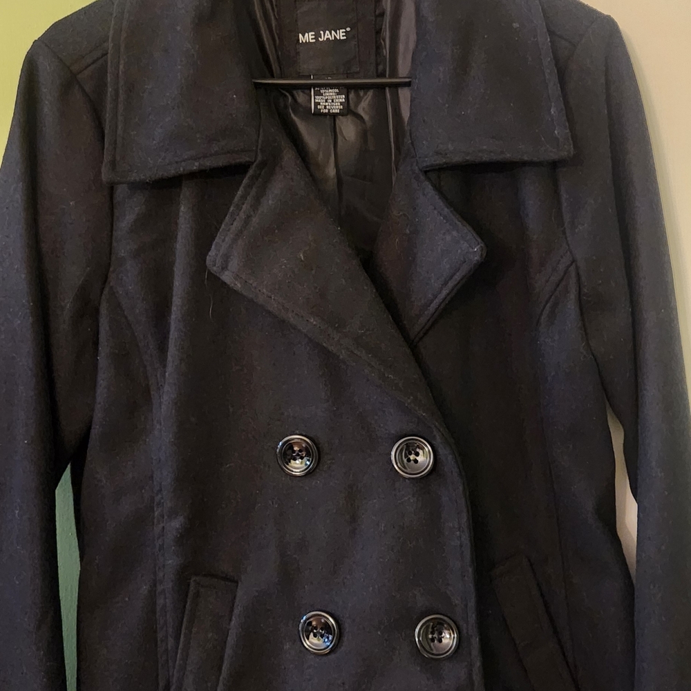 Me Jane Women's Navy Peacoat